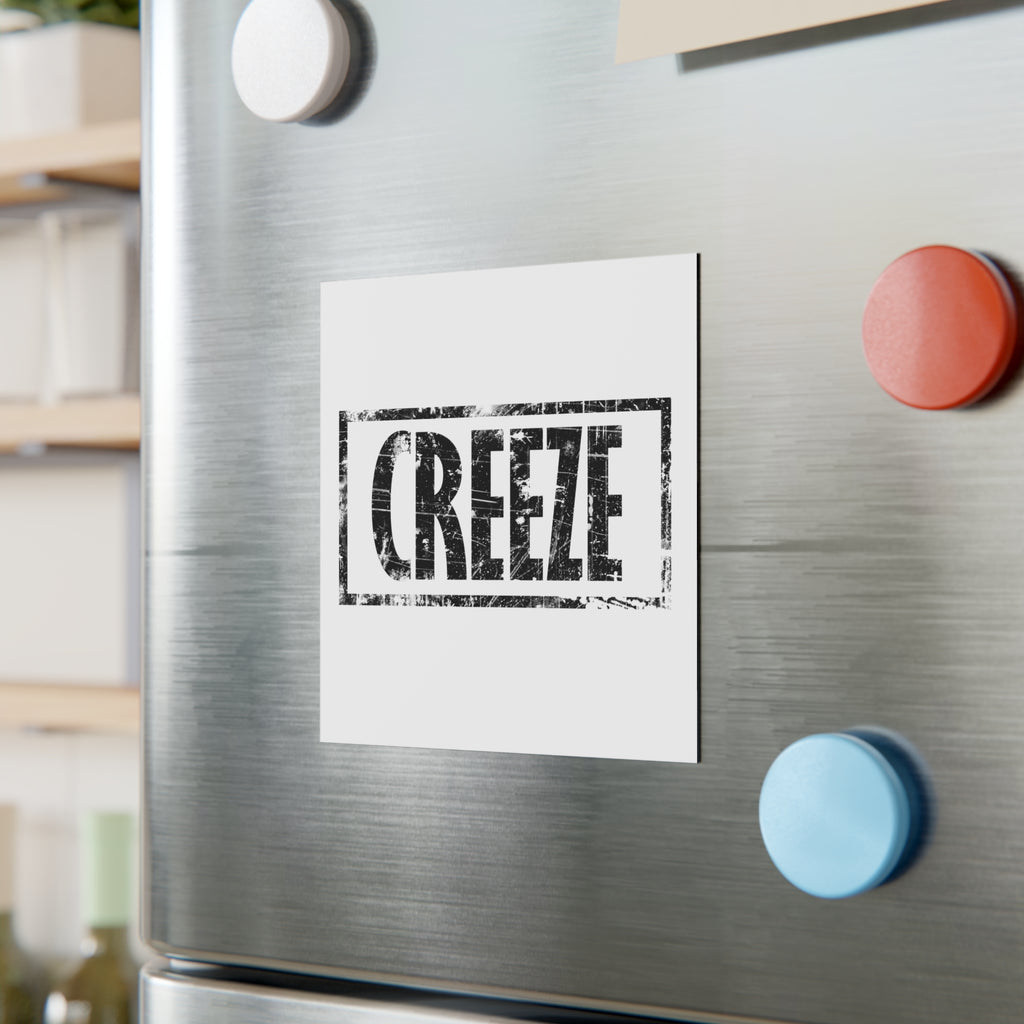 CREEZE Bold Quote Square Magnet, Motivational Fridge Magnet, Inspirational Gift, Home Decor, Office Accessory, Unique Magnet for Daily Inspiration