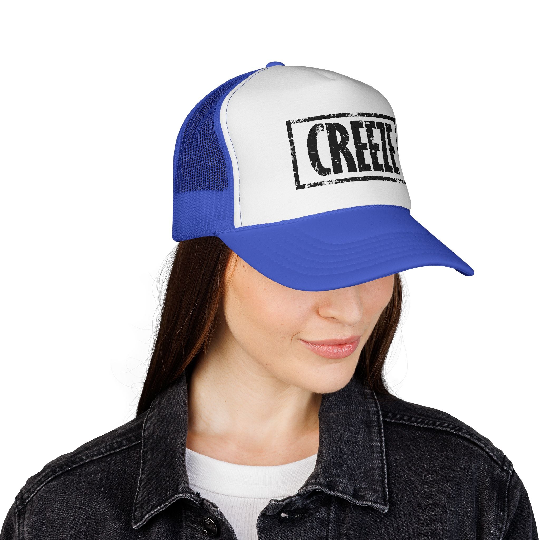 Trucker Cap with CREEDZ Design | Stylish Casual Headwear for Outdoor Adventures, Festivals, Birthdays, and Gifting