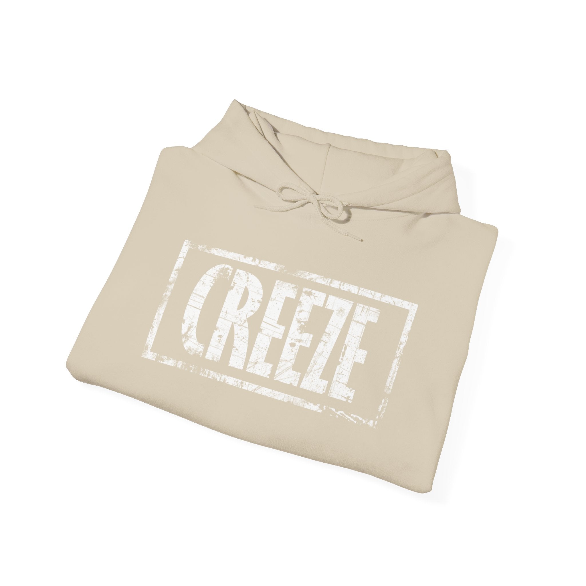 CREEZE Casual Hooded Sweatshirt with 'CREEZE' Design, Unisex Pullover, Cozy Streetwear, Gift for Him, Her, Trendy Outfit, Everyday Wear