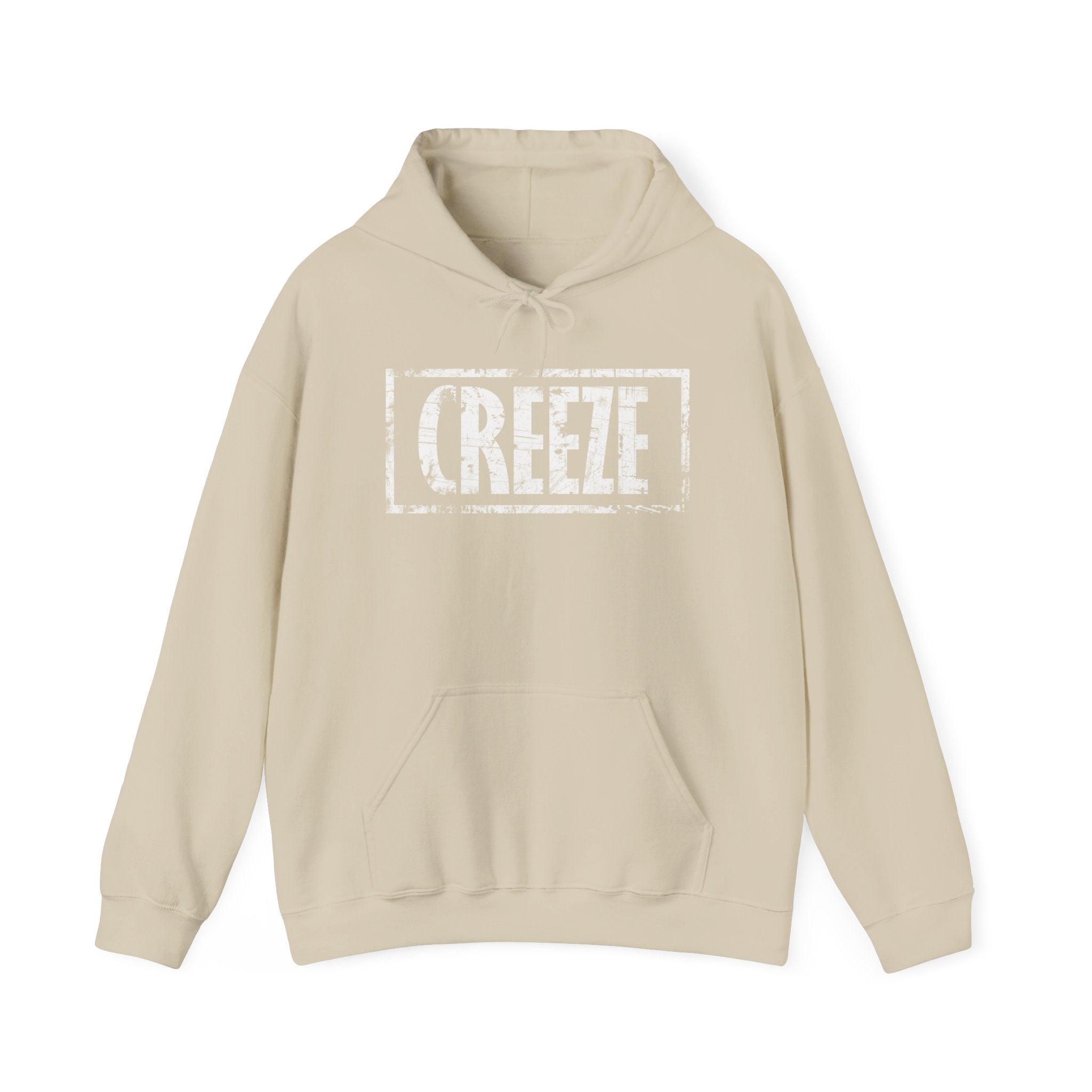 CREEZE Casual Hooded Sweatshirt with 'CREEZE' Design, Unisex Pullover, Cozy Streetwear, Gift for Him, Her, Trendy Outfit, Everyday Wear
