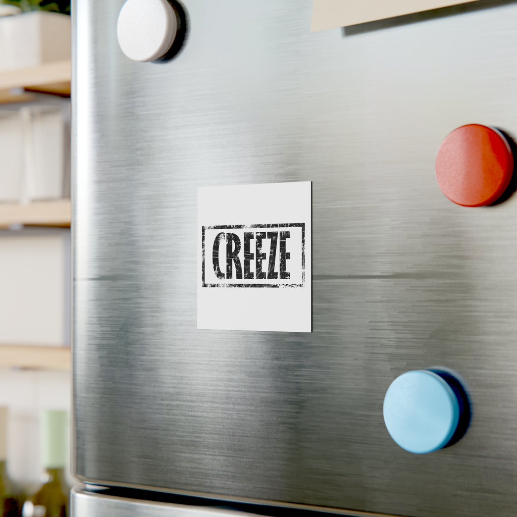 CREEZE Bold Quote Square Magnet, Motivational Fridge Magnet, Inspirational Gift, Home Decor, Office Accessory, Unique Magnet for Daily Inspiration