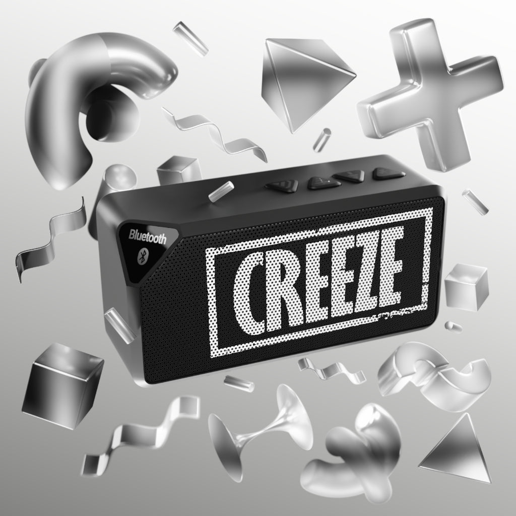 CREEZE Jabba Bluetooth Speaker, Portable Speaker, Wireless Audio, Music Lover Gift, Movie Night Essential, Home Decor