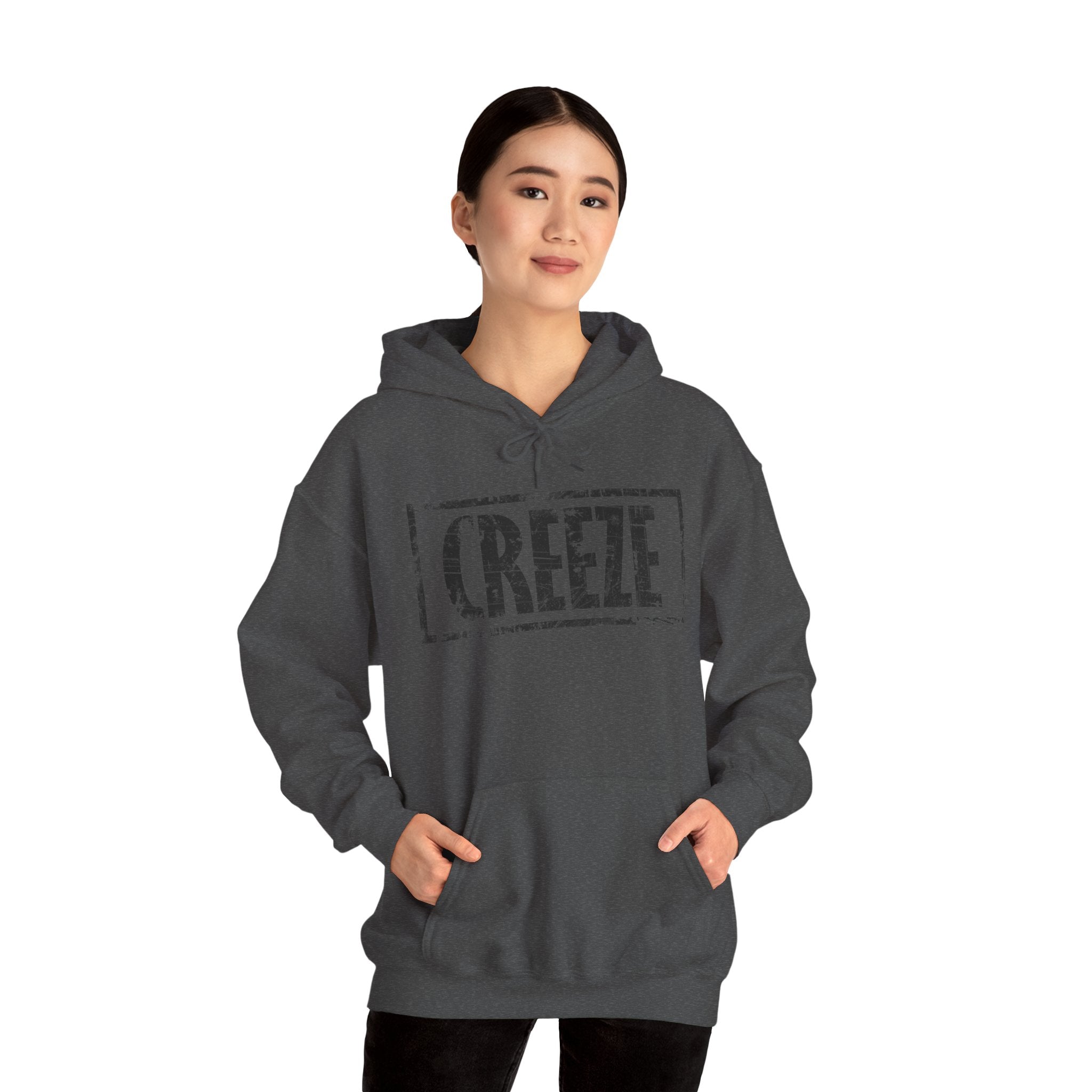 CREEZE Stylish Unisex Hoodie | Cozy Streetwear, Gift for Him or Her, Casual Wear, Vintage Inspired Sweatshirt, Crewneck with Quote