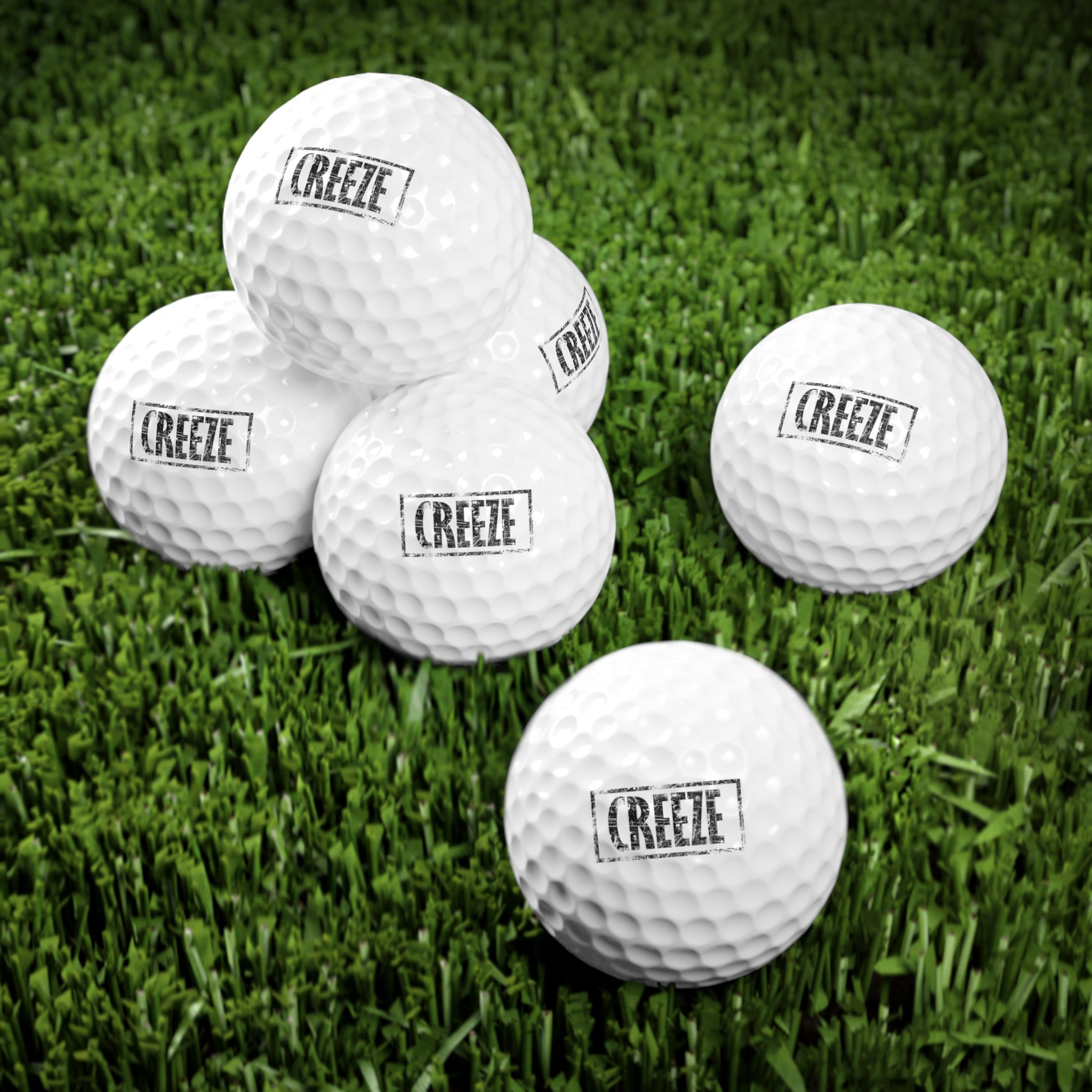 CREEZE Custom Golf Balls with Greeze Design, Personalized Golf Gifts, Unique Golf Accessories, Perfect for Golf Lovers, Sports Gifts for Him/Her